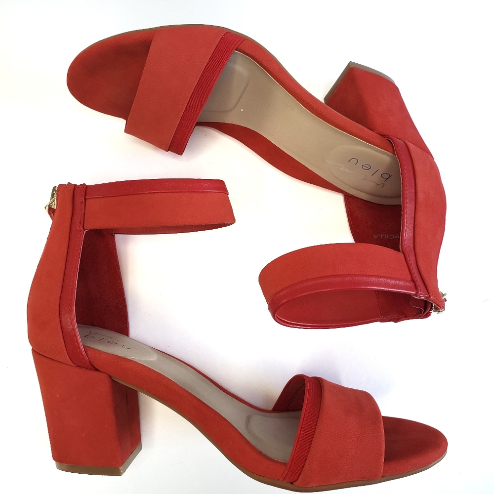 VIA BLEU  Priscilla Suede Heel 6 - Picture 7 of 14